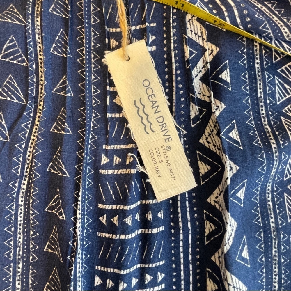 NWT Ocean Drive Surfer Beach Summer Vacation Swim Tribal Print Mini Dress Small - Picture 8 of 11